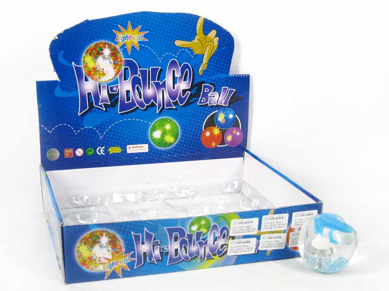 6.5CM Bounce Ball W/L(12in1) toys