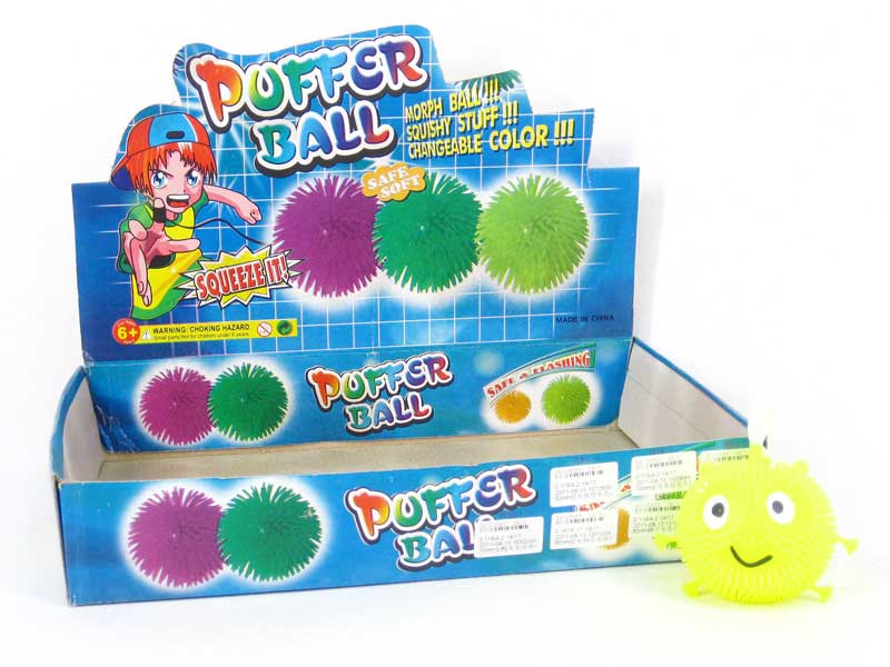 80mm Puffer Ball W/L(15in1) toys