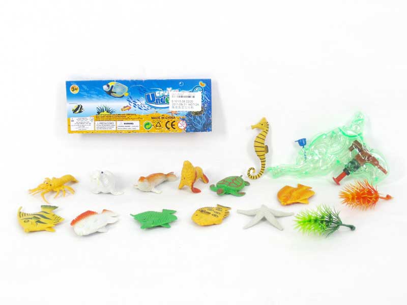 Fish Set & Water Gun toys