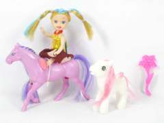 Horse Set & Doll(3C) toys