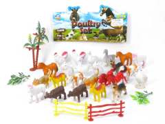 Poultry Animals Set(24in1) toys
