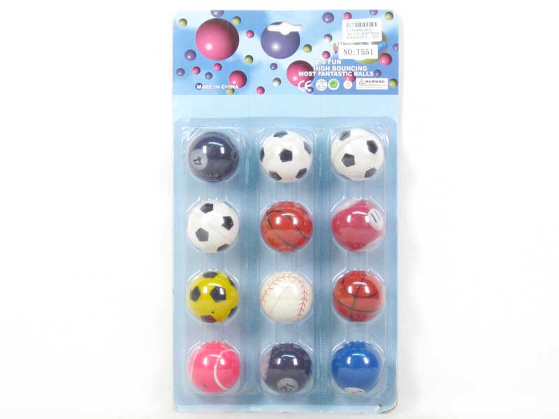 4.5cm Jump Ball(12in1) toys