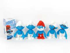 Latex The Smurfs(5S) toys