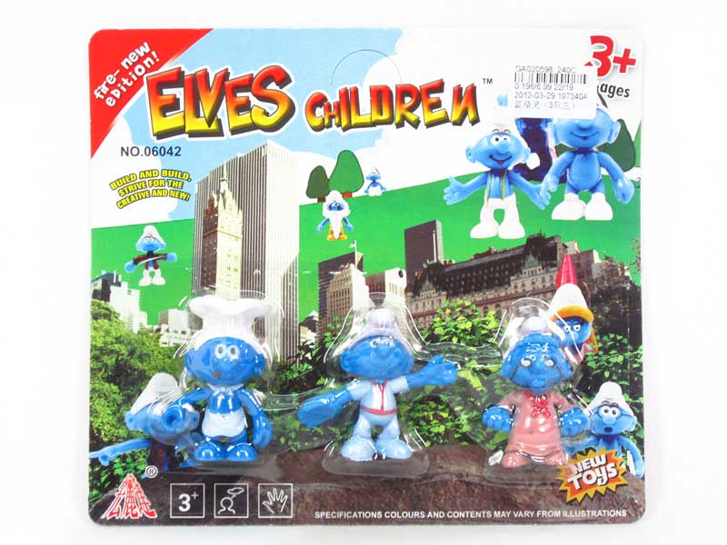 The Smurfs(3in1) toys