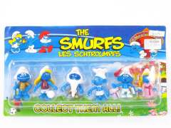 The Smurfs(6in1) toys