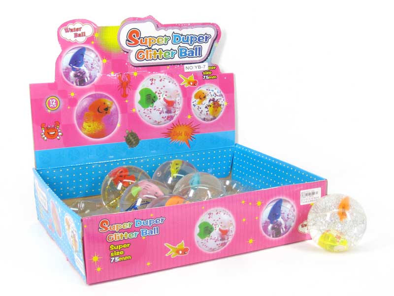 7.5cmBounce Ball W/L(12in1) toys