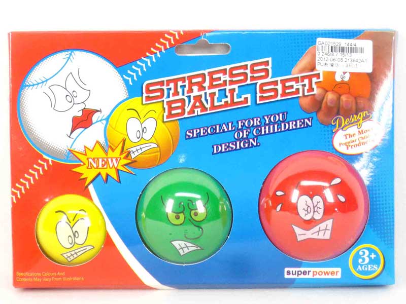 Stress Ball Set(3in1) toys