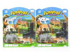 Animal Set & Soft Bullet Gun(2S) toys