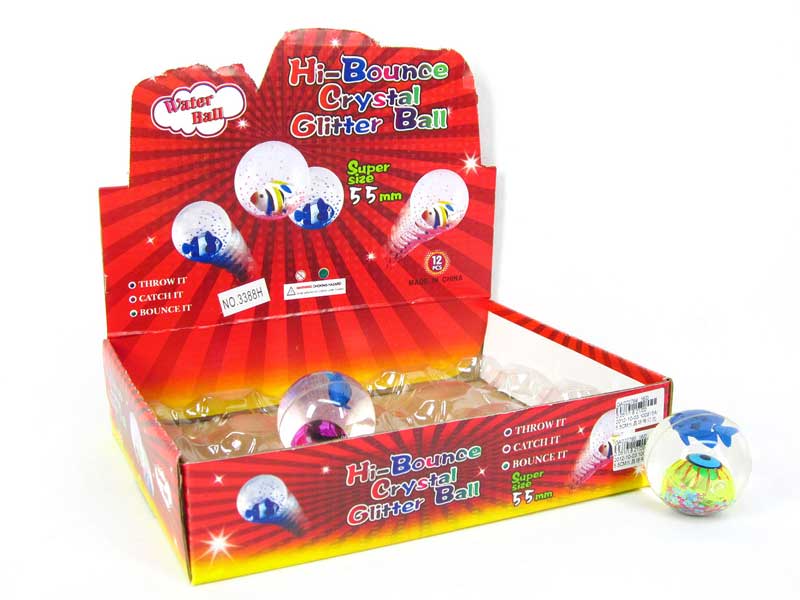 5.5CM Bounce Ball W/L(12in1) toys