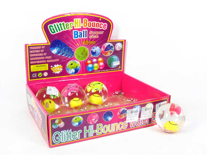 6.5CM Bounce Ball W/L(12in1) toys