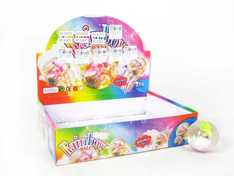 5.5CM Bounce Ball W/L(12in1) toys