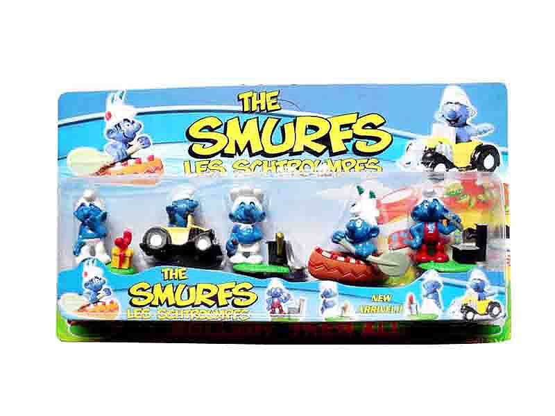 2.5inch The Smurfs(5in1) toys