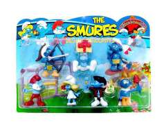 3inch The Smurfs(7in1)