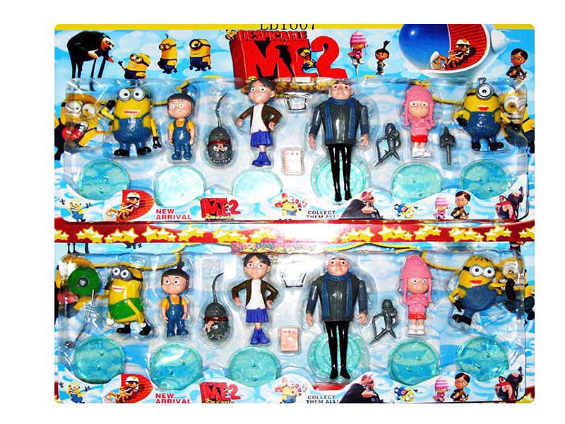 2.5-4inch Despicable(6in1) toys