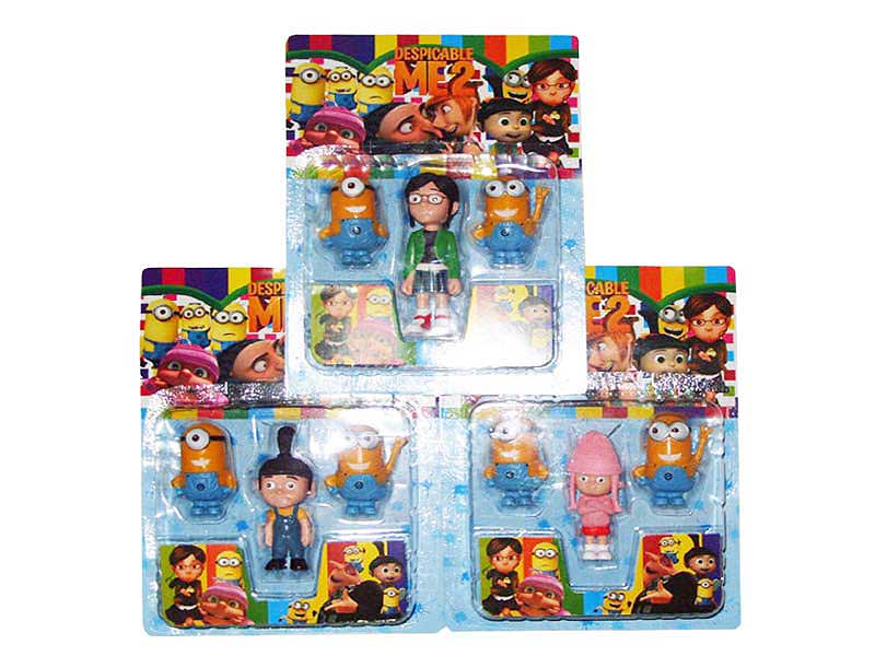 2.5-5inch Despicable(3in1) toys