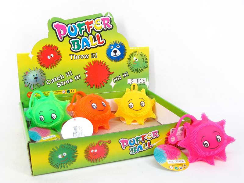 Smile  Face Ball W/L(12in1) toys