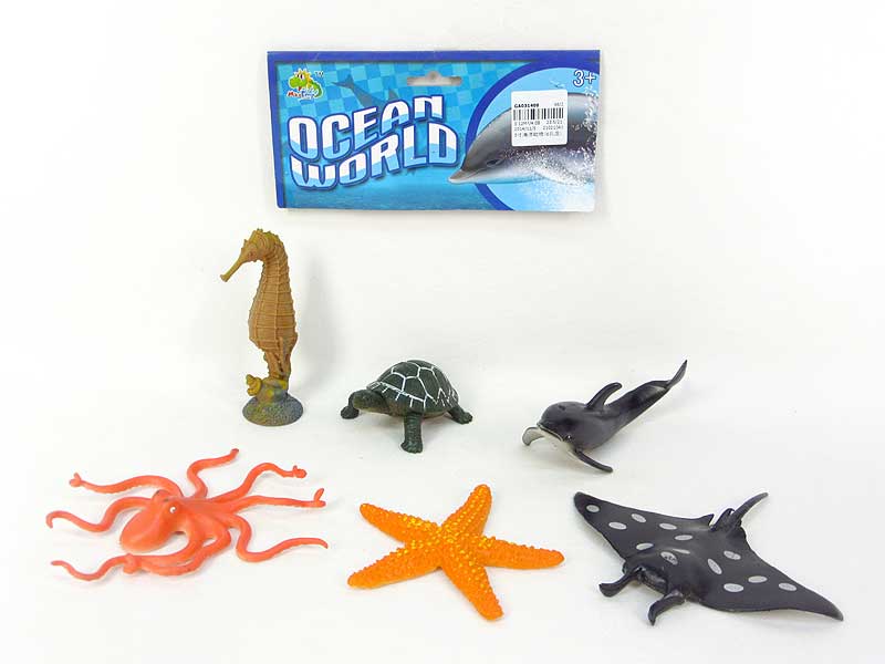 5inch Ocean Animal(6in1) toys