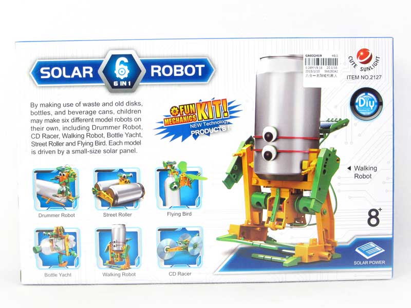 6in1 Solar Robot toys