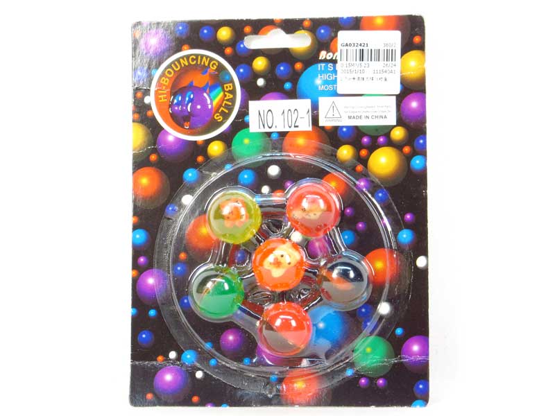 2.7cm Bounce Ball(6in1) toys