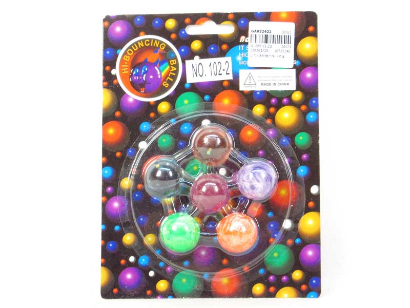 2.7cm Bounce Ball(6in1) toys