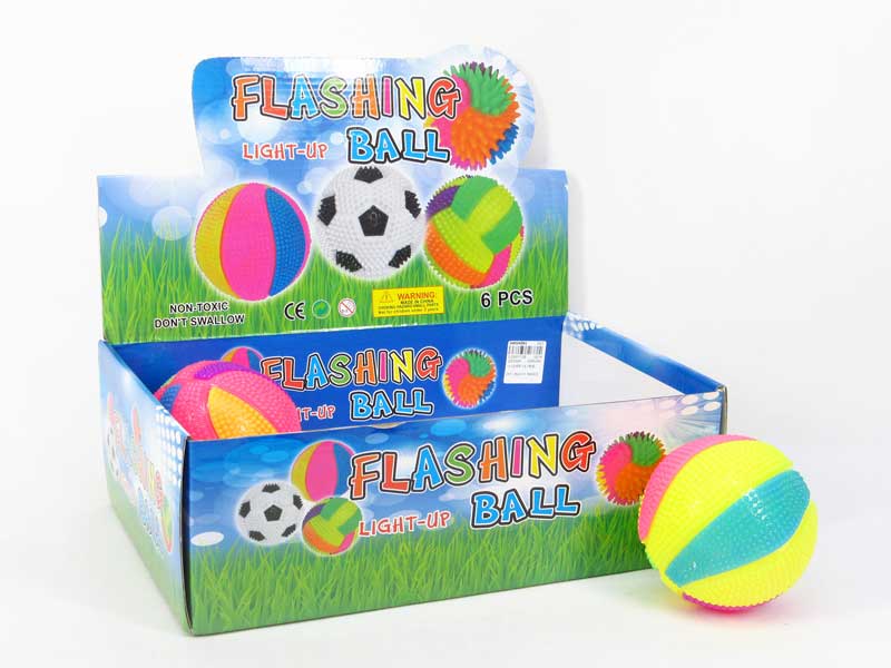 10cm Basketball W/L(6in1) toys