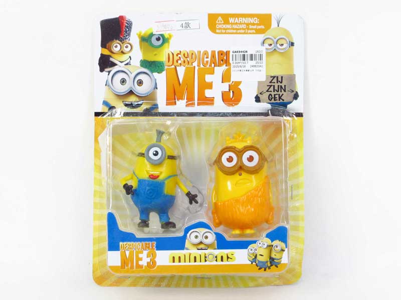 3-3.5inch Despicable ME3（2in1） toys