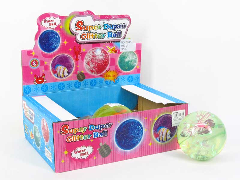 10cm Bounce Ball W/L(6in1) toys