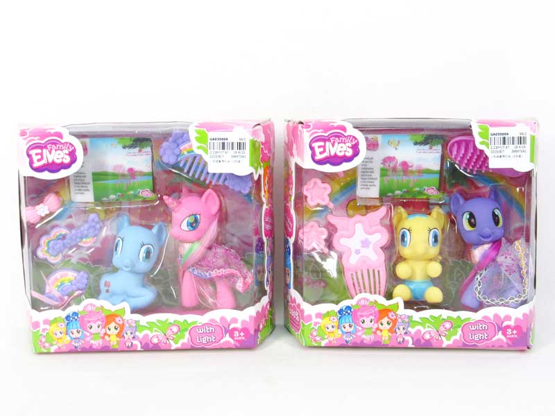 Horse Set W/L(2in1) toys
