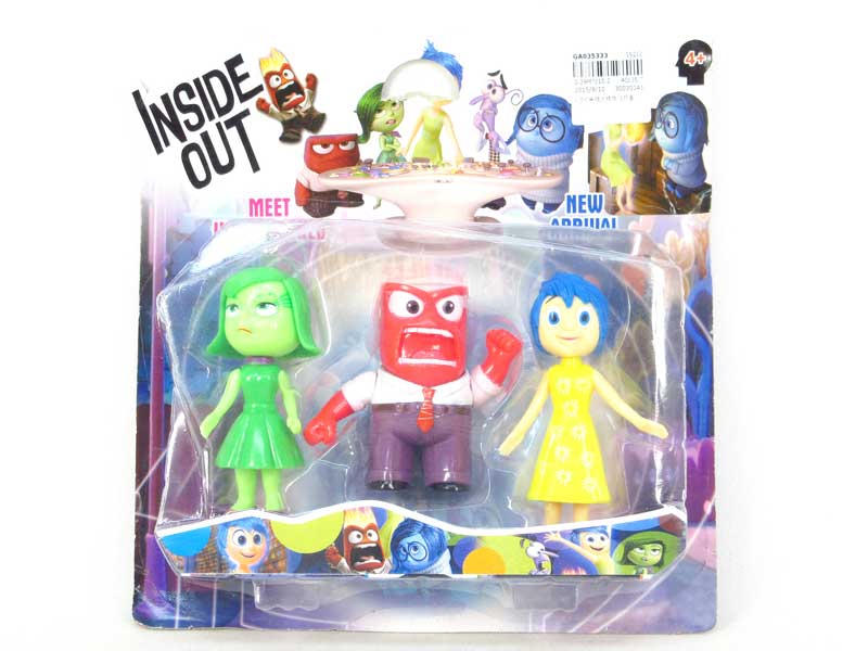 3.5inch Inside Out(3in1) toys