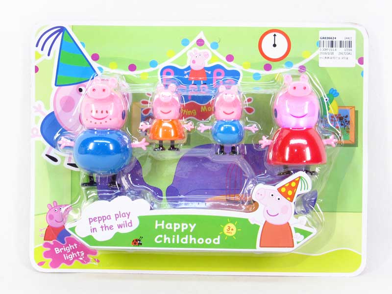 Pig W/L(4in1) toys
