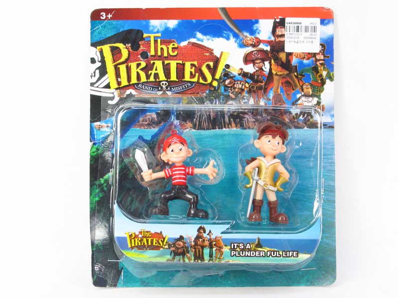 3-4inch The Pirates(2in1) toys