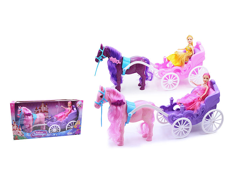 Carriage & 7inch Doll(2C) toys