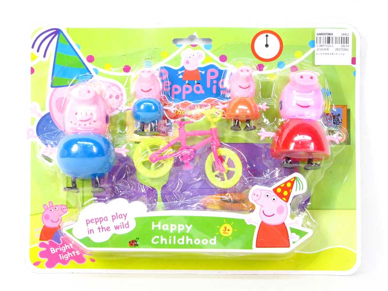Pig Set W/L(4in1) toys