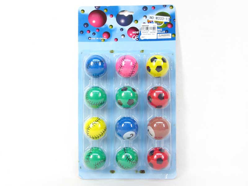 4.5CM Bounce Ball(12in1) toys