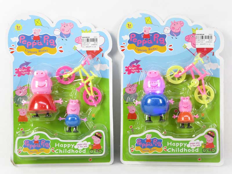 Pig Set W/L(2S) toys