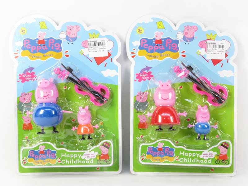Pig Set W/L(2C) toys