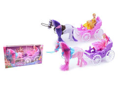 Carriage & 7inch Doll(2C)