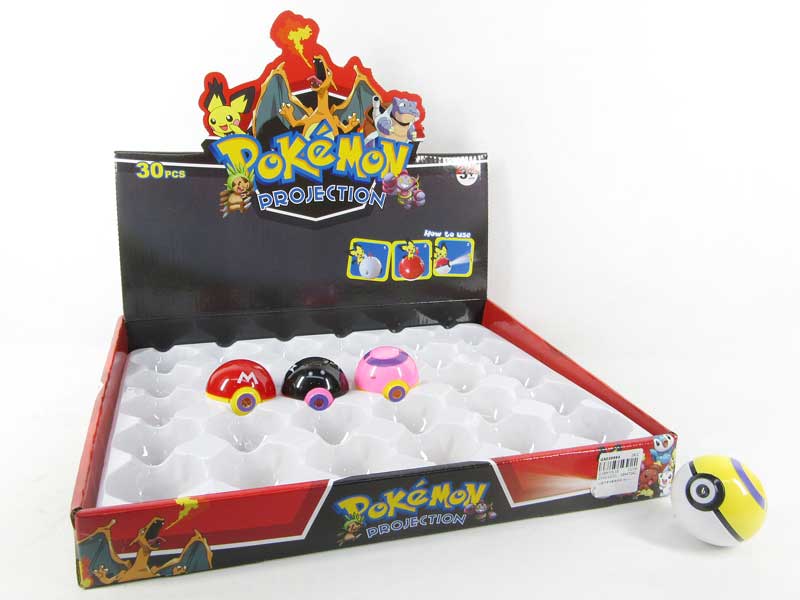 5cm Projector Pokemon Ball(30pcs) toys