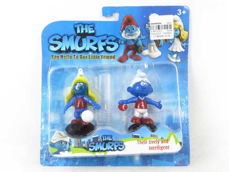 2.5inch The Smurfs(2in1) toys