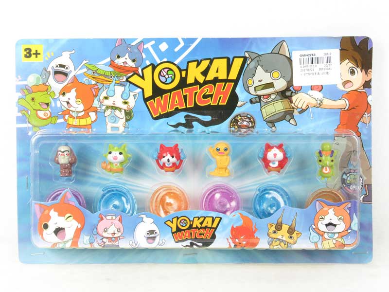 1.5inch YO-Kai Watch(6in1) toys