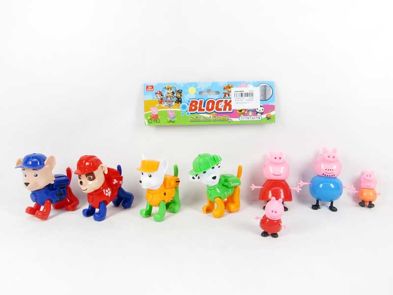 Peppa Pig & Paw Patrol(8pcs) toys