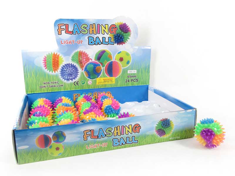 6.5CM Rainbow Ball W/L(24in1) toys