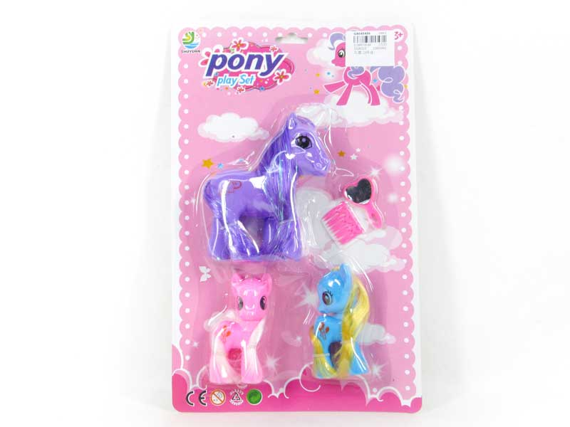 Horse Set(3in1） toys