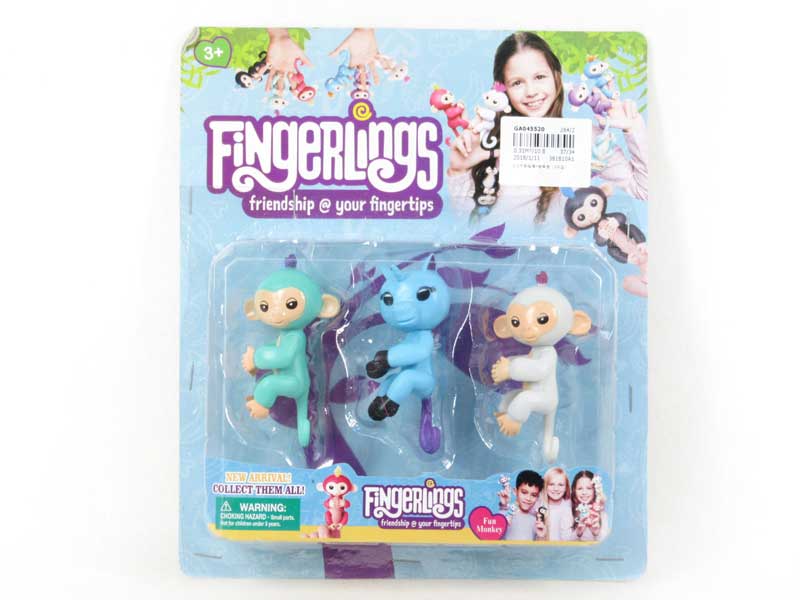 3.5inch Finger Monkey（3in1） toys