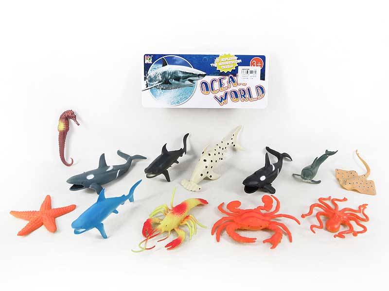 5inch Ocean Animal（12in1） toys