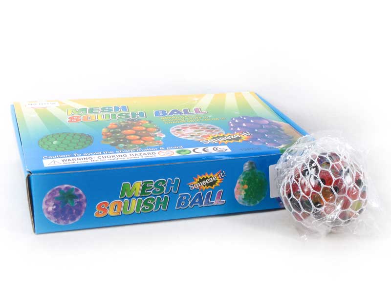 6CM Mesh Squish Ball W/L(12in1) toys