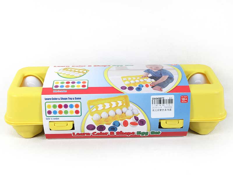 Learn Color & Shape Egg toys