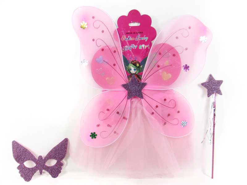Butterfly & Beauty Set & Stick & Mask toys