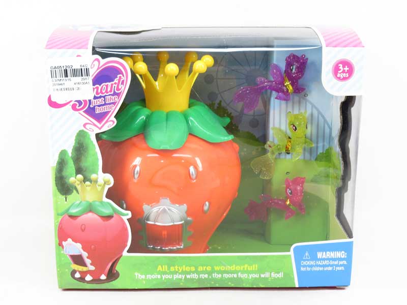 Strawberry House Set(2S) toys
