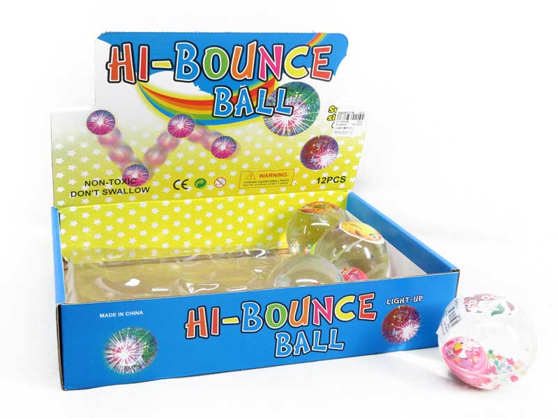 6.5CM Bounce Ball W/L(12pcs) toys